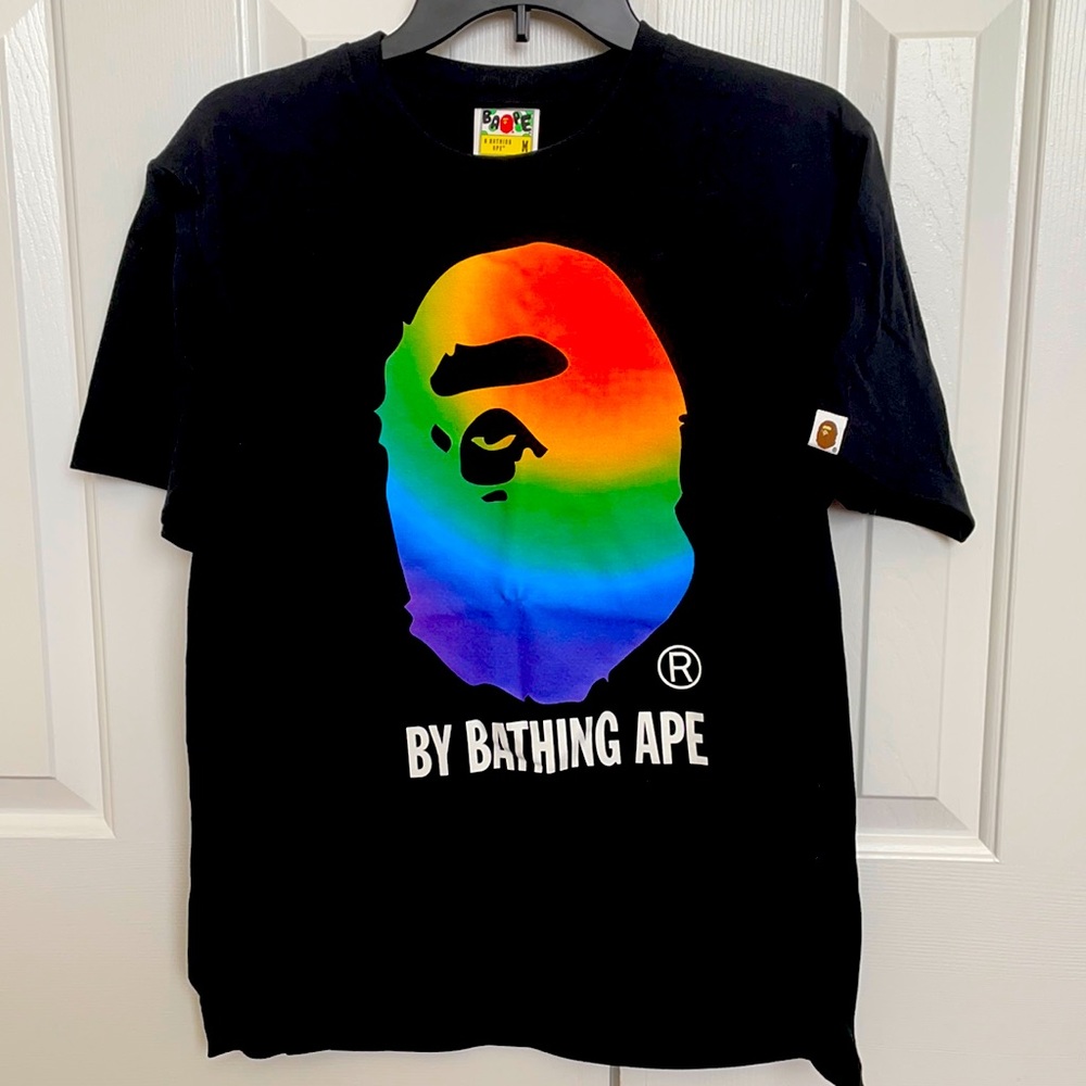 A Bathing Ape Men’s Rainbow Tee